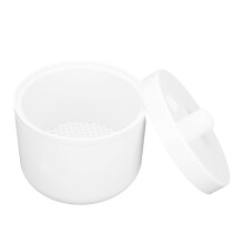 Boîte de nettoyage pour fraises dentaires ABS, support rond blanc