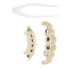 Set di dentiere Hip Hop XHYT1016 Oro, Taglia unica