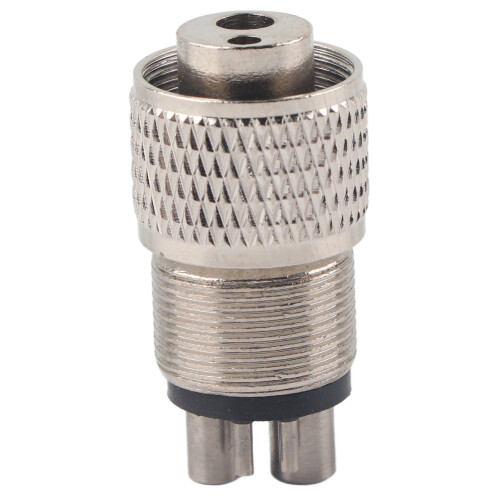 Adaptateur de pièce à main en acier inoxydable, 4 à 2 trous 1