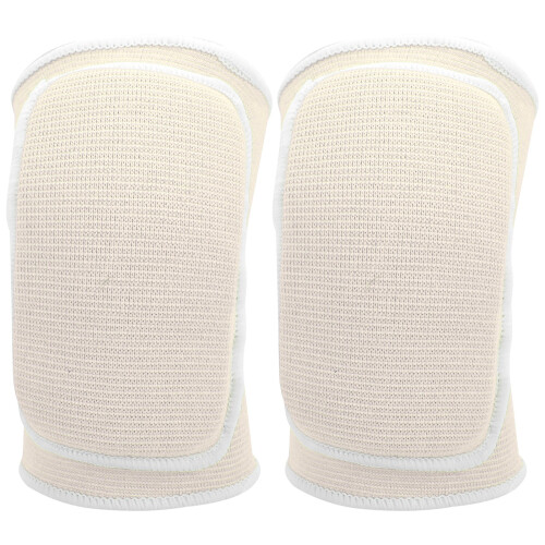 Ginocchiere per bambini in cotone elastico, 89 g, bianco, taglia unica 1