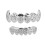 XHYT1016 Dentiere in argento Hip Hop, riutilizzabili 7
