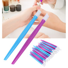 Spingi-cuticole in gomma, 50 pezzi, 9,8 cm  1,4 cm, blu-viola
