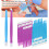 Spingi-cuticole in gomma, 50 pezzi, 9,8 cm  1,4 cm, blu-viola 5