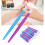 Spingi-cuticole in gomma, 50 pezzi, 9,8 cm  1,4 cm, blu-viola 9