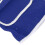 1 paio di ginocchiere 8,1 in x 5,3 in cotone+spugna blu 10