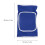 1 paio di ginocchiere 8,1 in x 5,3 in cotone+spugna blu 6