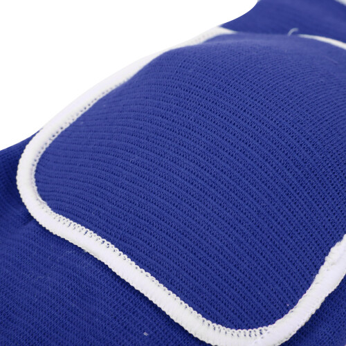 1 paio di ginocchiere 8,1 in x 5,3 in cotone+spugna blu 2