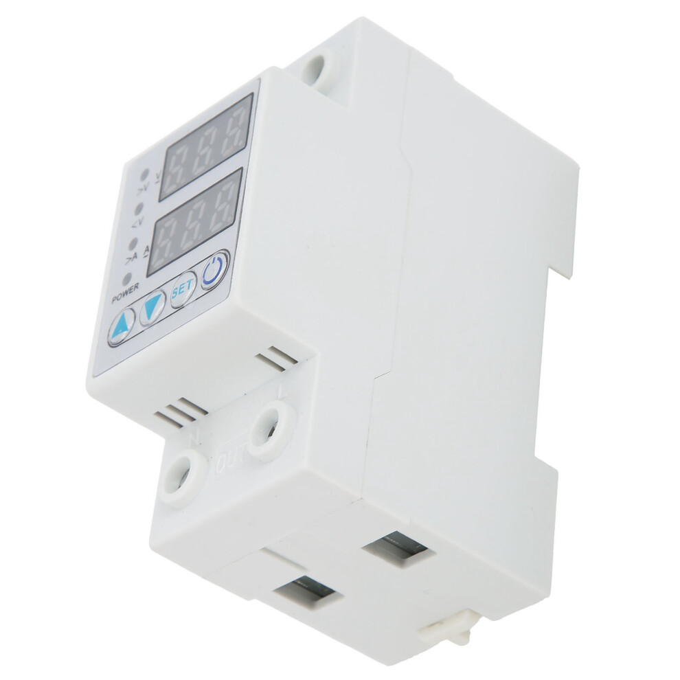 Overvoltage Undervoltage Protector Led Adjustable Self Reset Current Protector Ac 220V 4281322707228