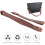 2 pezzi caffè PU spallacci a fisarmonica 16-120Bass 83-110cm 11