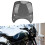 Vintage Motorradwindschild 5-7 Zoll Grau PC für Scheinwerfer 16