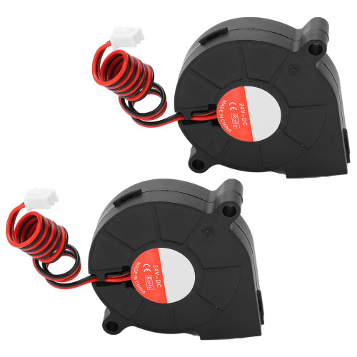 2 pezzi di ventole di raffreddamento 50x50x15mm per Ender-3 24V 1