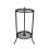 Supporto per piante in ferro, resistente, nero, 5024 cm, a due livelli. 3