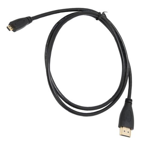 Câble d'extension HDMI A vers D 1.4V 1 m PVC noir 2