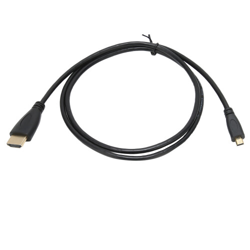 Câble d'extension HDMI A vers D 1.4V 1 m PVC noir