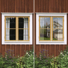Pellicola isolante in PET per vetro 100x40 cm riflettente UV