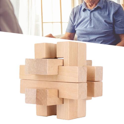Casse-tête en bois à emboîtement