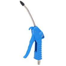 Pistola soffiante per polvere con ugello corto, 160 psi, tubo da 6 mm, Blu