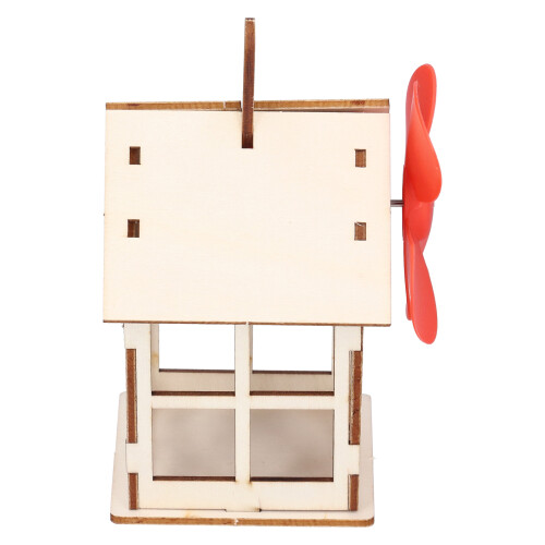 Kit de bricolage maison en bois moulin à vent solaire 7+ 2