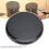 Drum Head Replacement Part 10in 2-Layer Polyester Percussion Instrument Accessories Black 5
