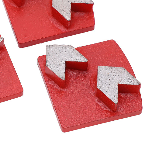 3 pezzi di scarpe diamantate rosse 30# denti a freccia 2