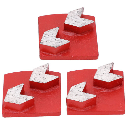 3 pezzi di scarpe diamantate rosse 30# denti a freccia 1