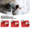 3 pezzi di scarpe diamantate rosse 30# denti a freccia 6