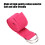 DRingBuckle sangle de yoga non élastique 183  3,8 cm rose rouge 4