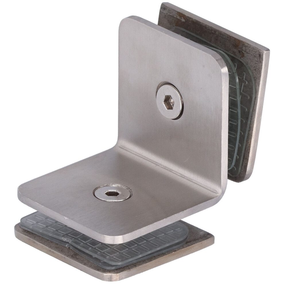 90 Degree Glass Clamp 304 Stainless Steel Rightangle Shower Clip Accessories For Door 7901322713971