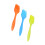Set da 3 pennelli in silicone per barbecue, -40-230C, 76 g 5