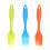 Set da 3 pennelli in silicone per barbecue, -40-230C, 76 g 2