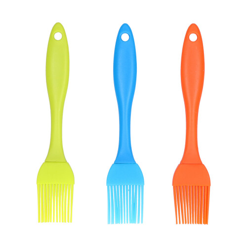 Set da 3 pennelli in silicone per barbecue, -40-230C, 76 g 1