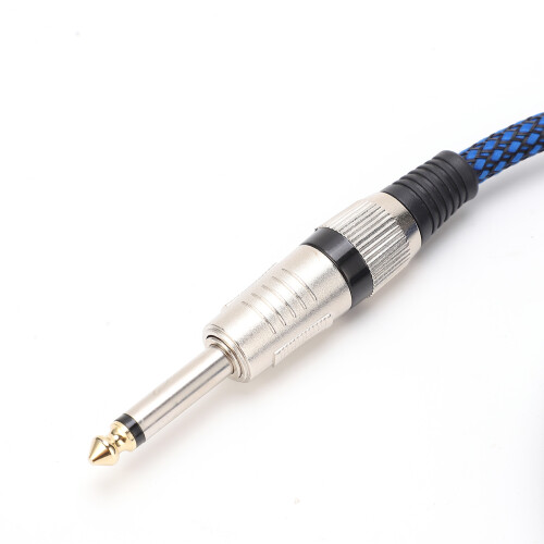 Cavo audio da 6,5 mm TS a 6,35 mm, rame privo di ossigeno, lunghezza 1 m 2