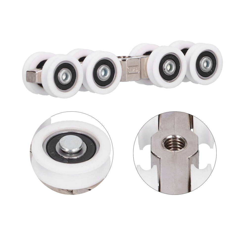 Shower Door Sliding Wheel 22Mm Zinc Alloy Inner Pulley Roller Kit Hardware Accessories 7901322714688