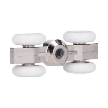 Puleggia per porta doccia 22mm, 68x26mm zinco+POM