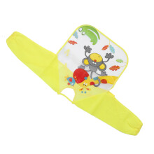 Bavoir à manches EVA Singe jaune 44 x 34 cm, 1-5 ans