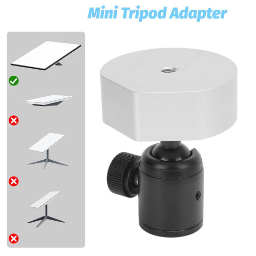 Testa a sfera in alluminio & set di adattatori per montaggio Mini Silver 2