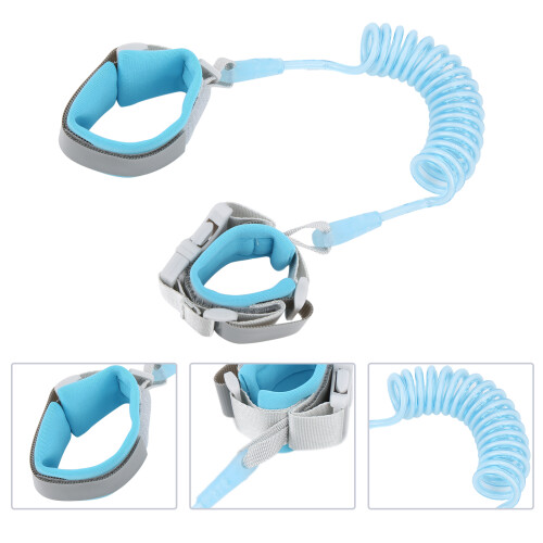 Lien de poignet anti-perte bleu - Pour enfants de 4 ans et plus 2