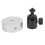 Testa a sfera in alluminio & set di adattatori per montaggio Mini Silver 2