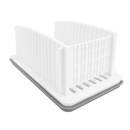 Guide de découpe du pain plateau détachable en plastique PP 1
