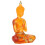 Buddha seduto - Resina trasparente, 18x11,5x6 cm 16