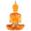 Buddha seduto - Resina trasparente, 18x11,5x6 cm 5