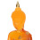 Buddha seduto - Resina trasparente, 18x11,5x6 cm 6