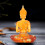 Buddha seduto - Resina trasparente, 18x11,5x6 cm 8