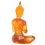Buddha seduto - Resina trasparente, 18x11,5x6 cm 9