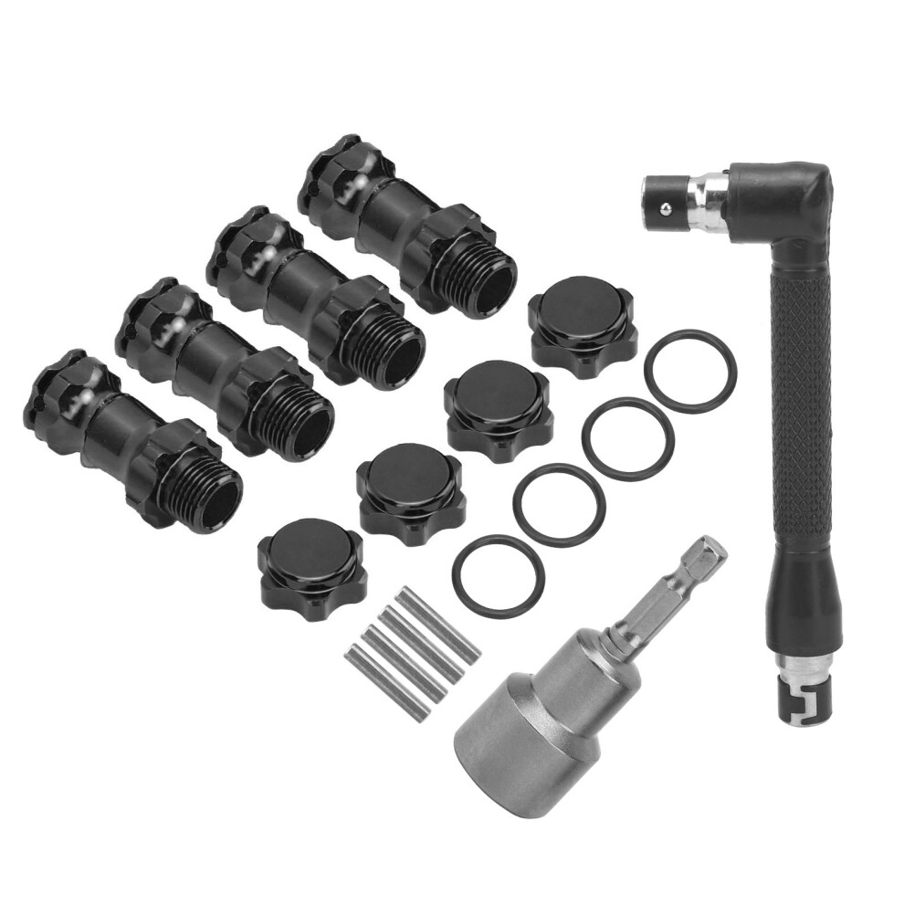 17Mm Hex Adapter For 1/8 Rc Controller Car Extension To 29Mm 17Mm Socket Spanner Setblack 9481322715895
