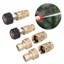 8 pièces d'adaptateurs PW en laiton, 5 000 PSI, M22-14, 3/8 po