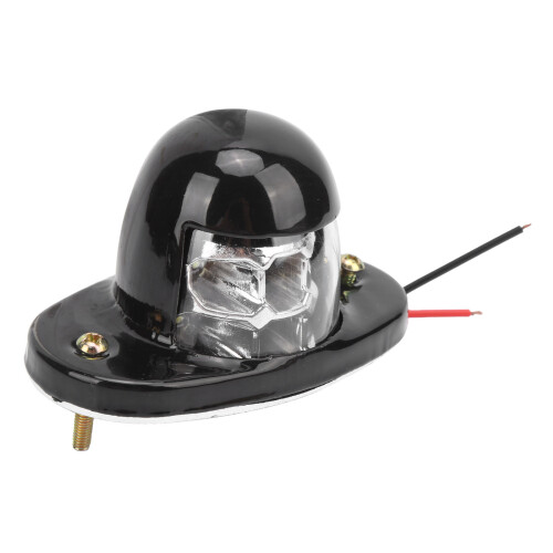 Lampe de plaque d'immatriculation 24 V 6 LED noir étanche 1