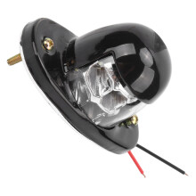 Lampe de plaque d'immatriculation 24 V 6 LED noir étanche
