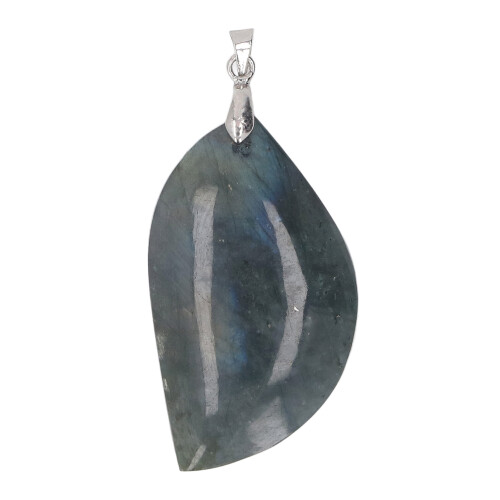 Pendente Lagenstone, labradorite, forma a foglia 1