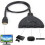 3-Port-HDMI-Switch 1080P Hub Splitter 1.3b+HDCP Schwarz 11